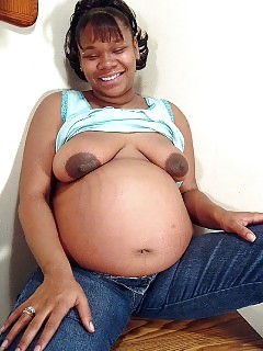 Pregnant Black Women Ebony Creaming Pussy