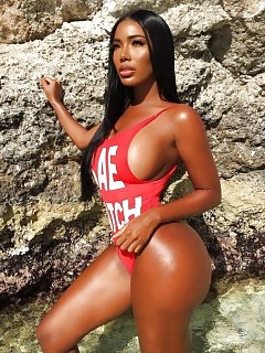 Black Models Ebony Pounded