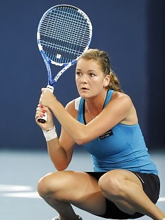 Sexy Pretty Girls Tennis Blond Ebony