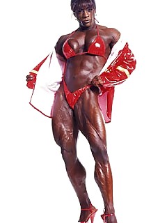 Muscle Black Women Bound Ebony