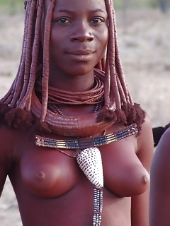 Naked Africa Ebony Shaved Pussy