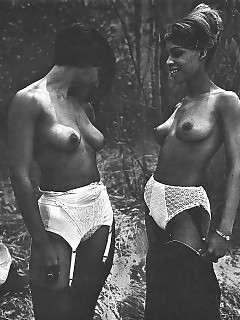 Ebony In Stockings Huge Black Tits