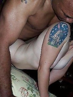 Black White Amateur FFM Ebony