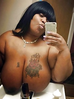 Selfie Collection Black Girls Ebony Cum